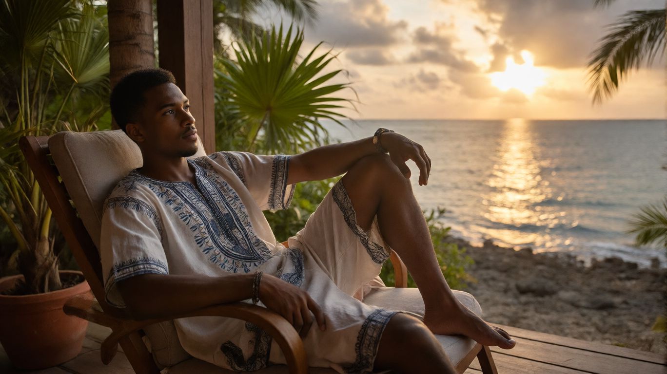 African investor enjoying Zanzibar property lifestyle